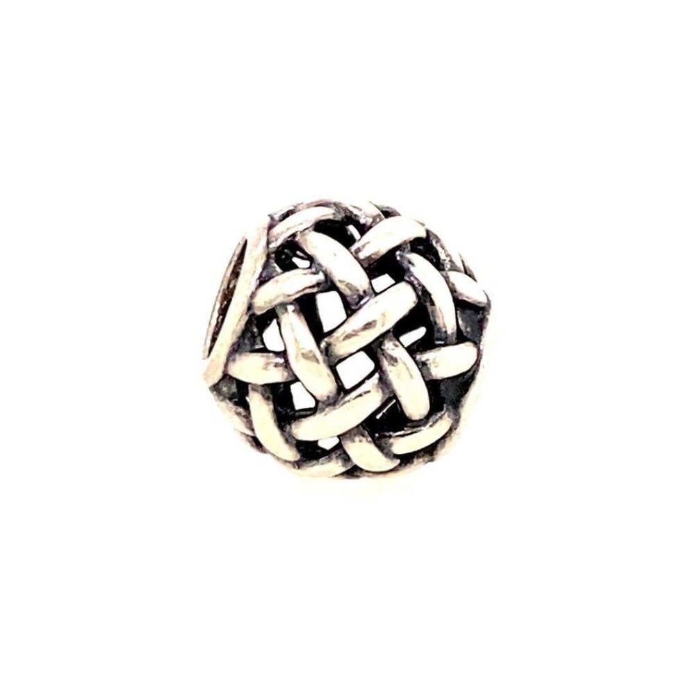 Pandora Basket Weave Charm